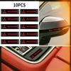 10 ks Pro Ralliart Montero L200 EVO Xpander ASX Eclipse Styling auta 3D Epoxidové Vinylové Samolepky Obtisky Autopříslušenství