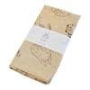 Ippinsha ChacoChaco Tenugui (Japanese Hand Towel) 33x90cm Brown - Versatile Cotton Towel for Table Runner, Basket Cover, Wrapping, Decorating -