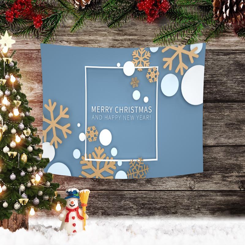 Vánoční tapiserie Vánoční pozadí Layout Látka Obývací pokoj Santa Claus závěs
