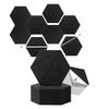 Set of 12 Self Adhesive Acoustics Foam Panels Soundproof Wall Panels Suitable for Recordings Studios and Classrooms