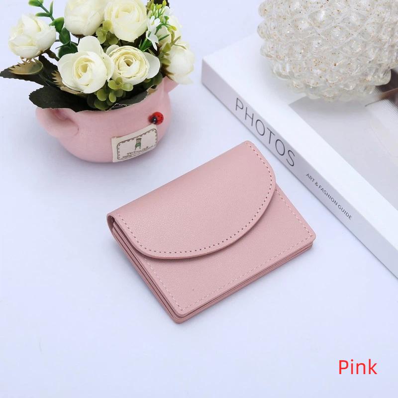 Portable Women's Wallet with Secure Card and Coin Compartments PU Leather for All Seasons