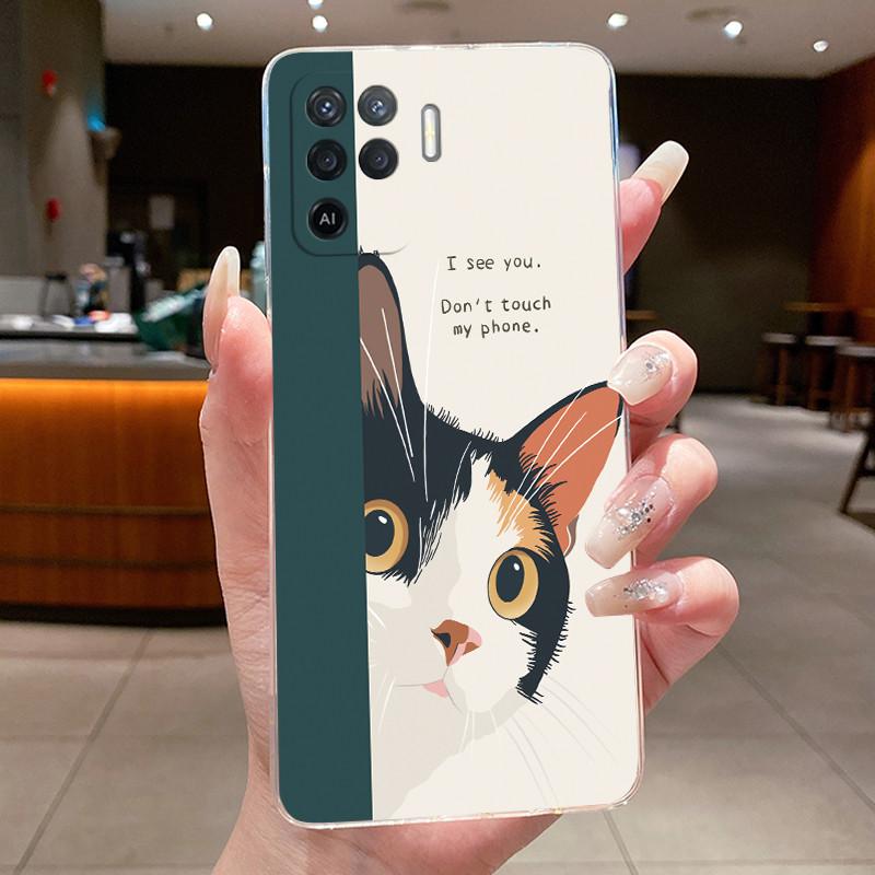 Case For Oppo Reno 5 Lite 5F A94 4G Phone Case Cute Luxury Cool Boys Girls Transparent Soft TPU Cover For Reno5 Lite 5 F Funda