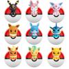 Anime Popular Poke Ball Action Figures Eevee Sylveon Umbreon Mini Dolls FUNISM Genuine Model Ornament Toys Gift