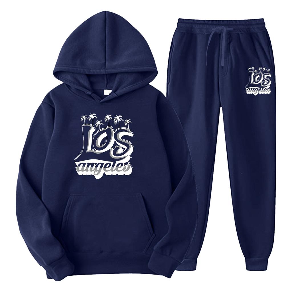 Men's suit Pullover sweater Sports suit Sweater suit Fashion fleece men's hoodie