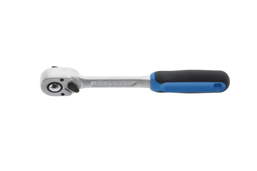 GEDORE Ratchet 6142620 Handle, 12.7mm Drive, 1993U-10T,