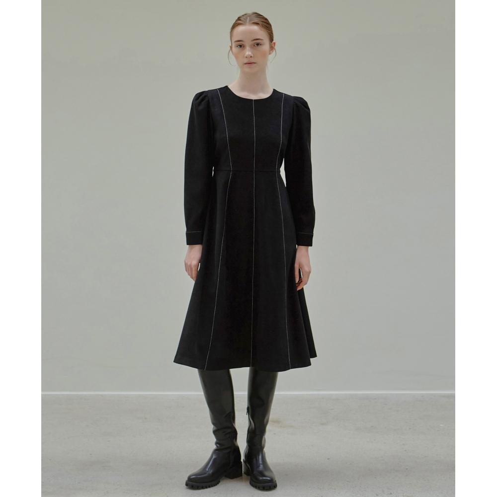 

ПЛАТЬЕ С СТРОЧКОЙ NICKNICOLE, ЧЕРНОЕ