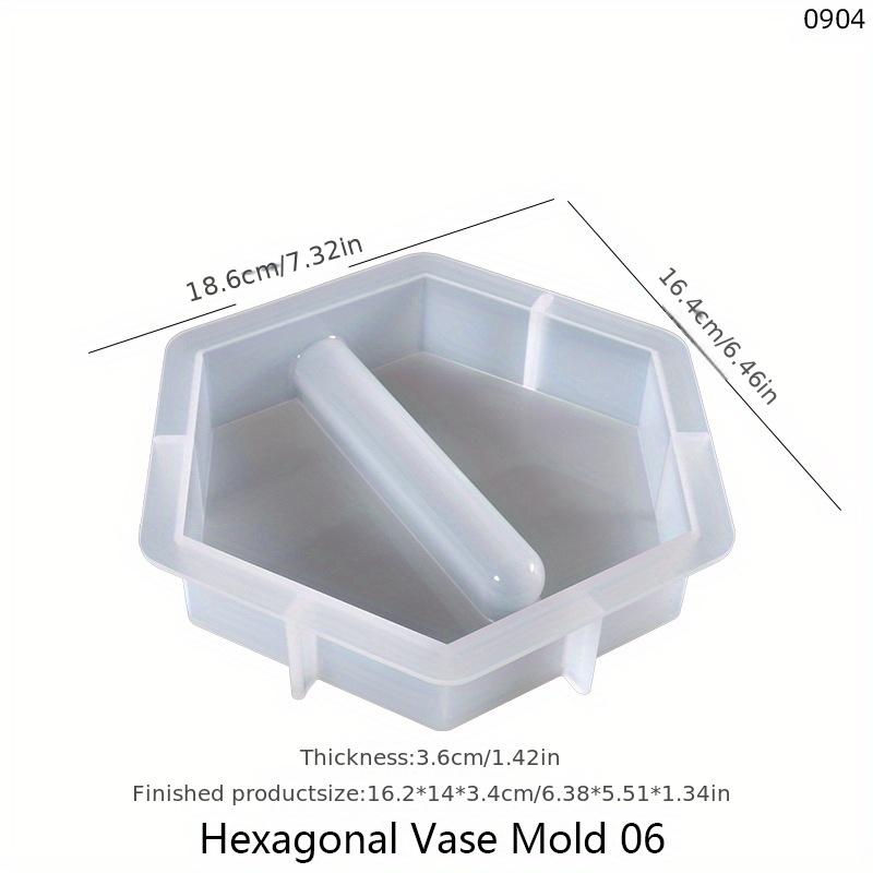 

1pc Epoxy Resin Molds for Plant Propagation Station Flower Vase Silicone Molds for Resin Casting, Vase Mold for Flowers Preservation, Home Desk Decor