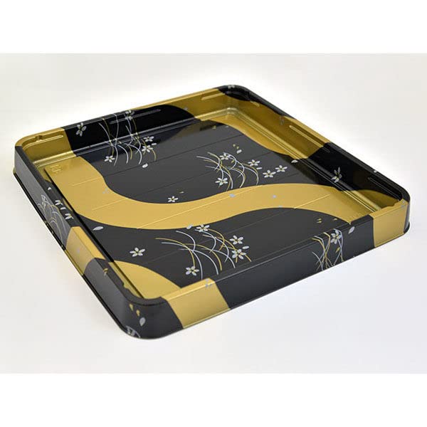 

Fukusuke Kogyo Sushi Container Sushi Oke Square Oke Kinryu 4H Main Unit [Case sales] (1 case/120 pieces)