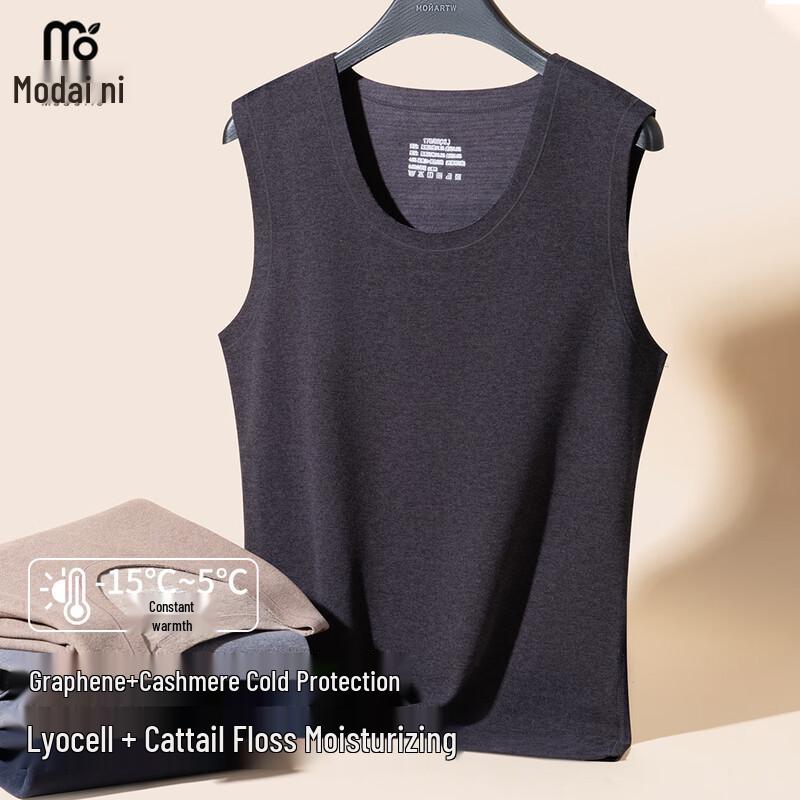 

Мужской бесшовный терможилет из модала 3XL