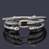 3pcs Luxury Stainless Steel Arrow Cuff Man Bracelet Women Jewelry Sets Couple Gift