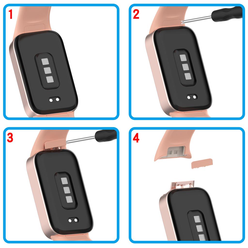 Vše v jednom Plné krytí Milánský magnetický kovový řemínek pro Xiaomi Band 11 Active Unisex 269 mm s nástroji pro bezplatnou instalaci