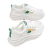 Platform casual shoes summer new platform hollow breathable color matching dad shoes student sports style white shoes