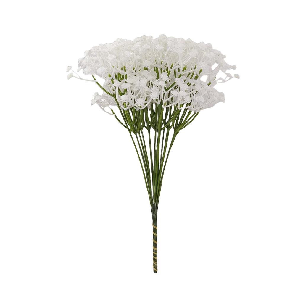 10pcs Artificial Flowers Baby Breath Flower Fake Gypsophila For Wedding Party Home Decoration Floral Bouquets DIY Accessories