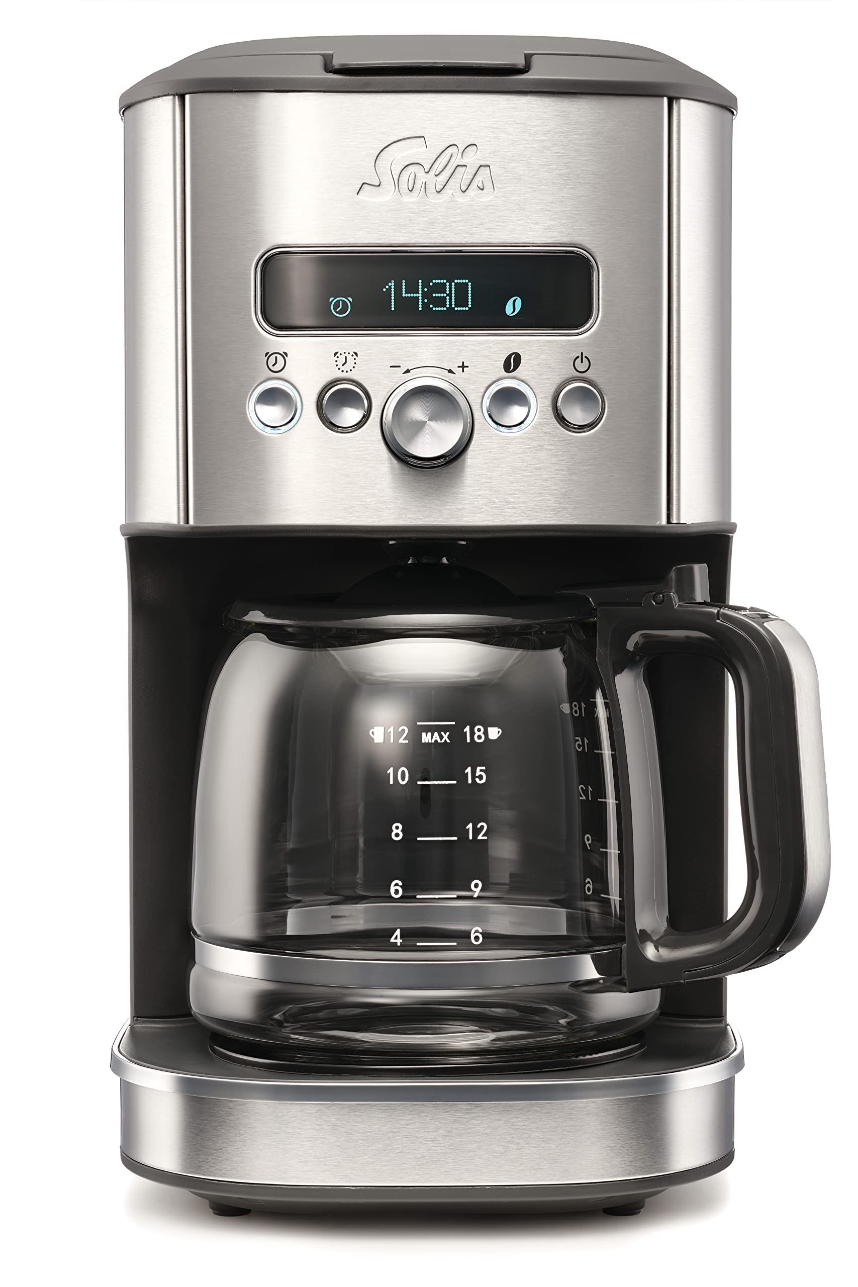 

Кавоварка краплинна Solis Aroma Brewer 18 чашок срібна SK1021 срібний