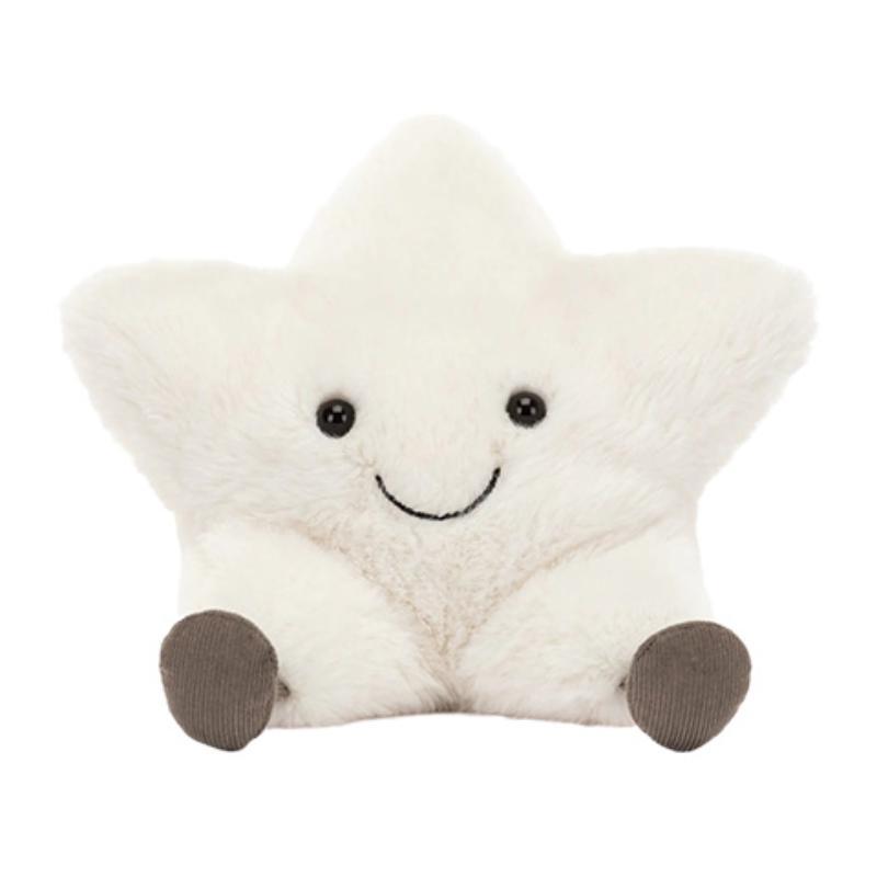 

JELLYCAT Fun Items Series Cream Star Cute Doll Plush Doll 10cm Tall