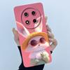 For Honor Magic 7 Lite Case Cute Cartoon Liquid Silicone Camera Lens Protector Phone Cases For Honor Magic7 Lite 5G Back Cover