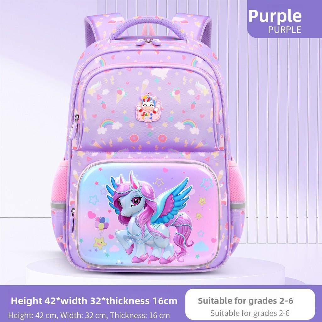 3d Kids Backpack With Breathable Waterproof Oxford Fabric For School Use