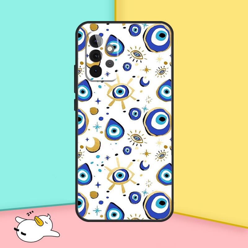 Evil Eye Case For Samsung Galaxy A32 A52 A12 A14 A34 A54 A51 A71 A53 A33 A13 A15 A25 A35 A55 Cover