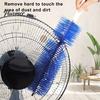 Washable Microfiber Brush 2Pcs Flexible Fan Dusting Soft Bristles Bendable Cleaner Non-Disassembly Cleaning Tool Innovative