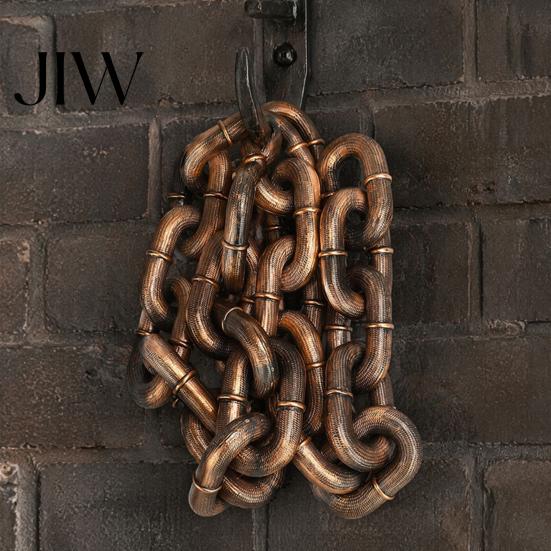 Accessori Divertenti per Costumi di Animali Domestici Catena di Ferro Simulata per Cosplay di Case Infestate, Oggetto di Scena in Plastica per Halloween, Guinzaglio Decorativo Novità per Yorkie, Leggero
