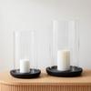 High Borosilicate Glass Windproof Candle Cover for Wedding Candelabra and Buddha Butter Lamp