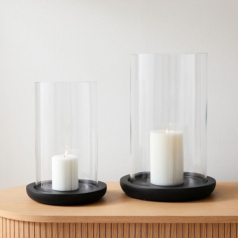 High Borosilicate Glass Windproof Candle Cover for Wedding Candelabra and Buddha Butter Lamp