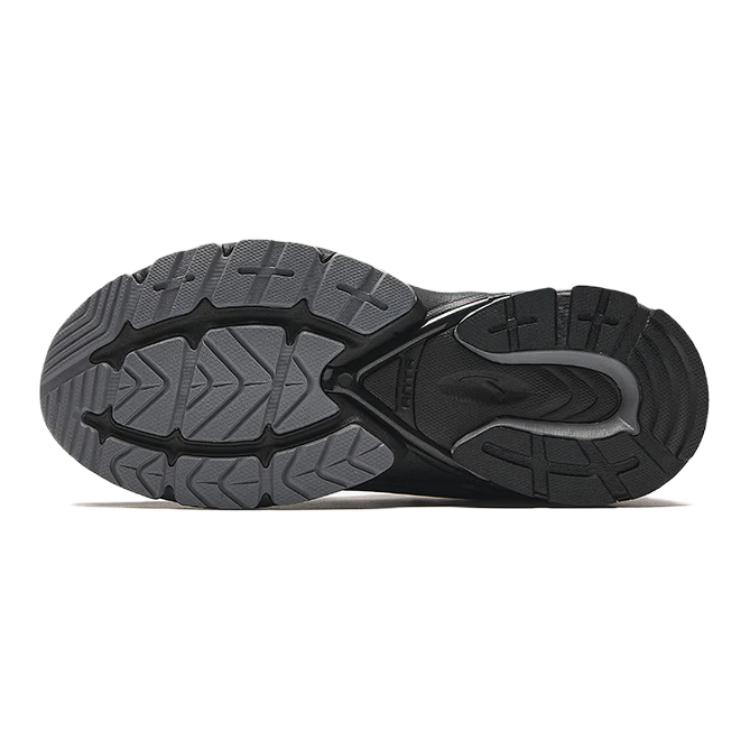 Anta Kids Fabric Comfortable Low-Top Running Shoes Kids Sneaker Black Gray 312438804-6