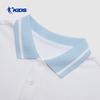 QIAODAN Girls' Polo Collar Short Sleeve T-Shirt