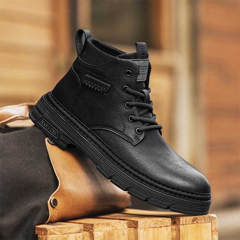 High-end Martin Boots Men's High-end Autumn 2024 New British Wind To Help This Shopkeeper Recommend Tooling Boots