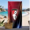 Bournemouth Fußball Druck Strandtuch, Großes Weiches Schnelltrocknendes Handtuch für Strand Camping Schwimmen