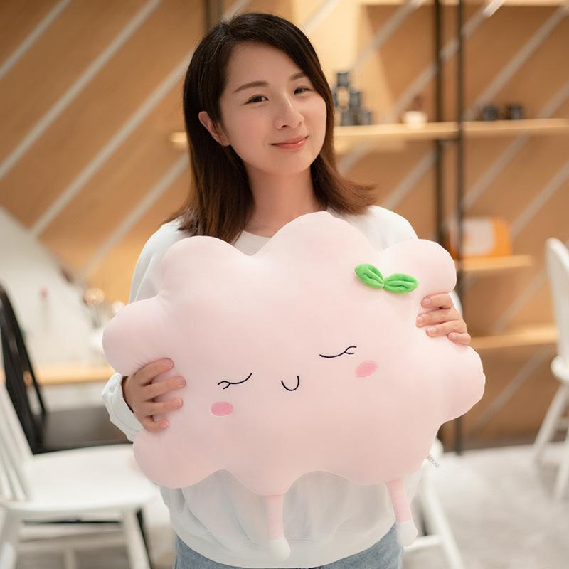 Cute Cloud Pillow Down Cotton Plush Cushion Home Sofa Decoration Cushion
