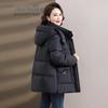 Snowflying Women's Hooded Thickened Duck Down Jacket