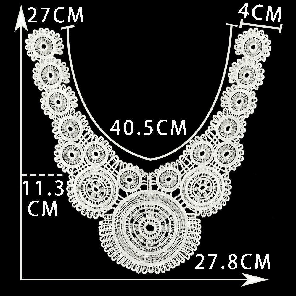 Black And White I Hollow Collar Diy Embroidery Lace Decorative Clothing Accessories Sewing Accessories