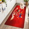 Flannel Kitchen Mat Pedri Soft Area Rug Non Slip Floor Carpet Home Decoration