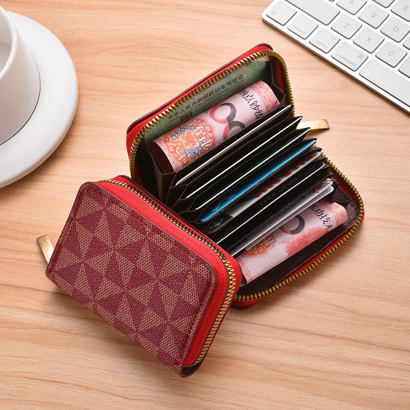 Accordion Card Holder: Multi-Slot, Large Capacity ID & Driver s License Holder, Compact Women s Coin Purse & Wallet