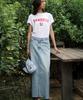 Kwinseulaebis Long Slit Denim Skirt_White_4Colors