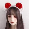 Girls Korean Sheep Ear Cartoon Hair Accessories Plush Lamb Headband Hair Hoop