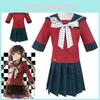 Authentic Danganronpa Harukawa Maki School Uniform Cosplay Costume Jacket Skirt Set Outfit For Women
