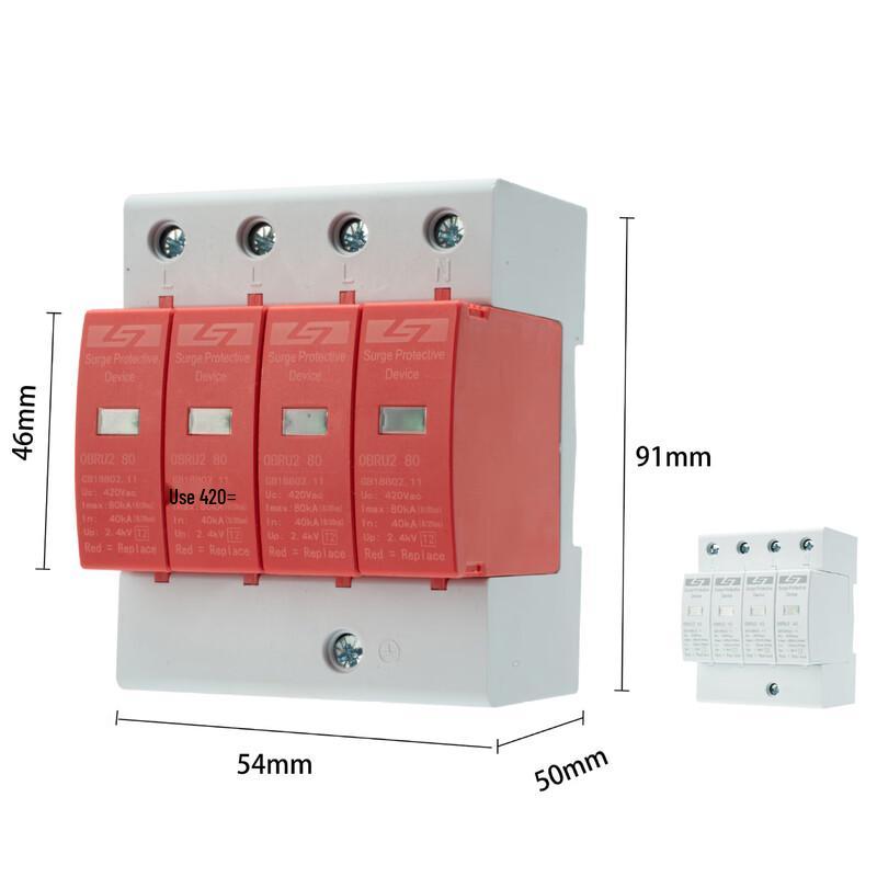

Rede Tailonggang 380V Solar Surge Protector CN plug (adapter included)