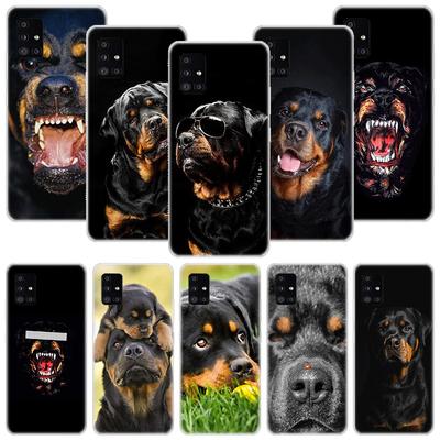 Rottweiler Dog Phone Case For Samsung Galaxy A12 A22 A32 A42 A52 A72 A51 A71 5G A41 A31 A21 A02S M12 M21 M31 M30S Fundas