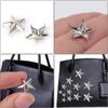 Lots Metal Star Rivets Garment Rock Punk Clothing Accessories Star Rivets Spots Nailhead Leather Craft DIY Studs Spikes Nailhead