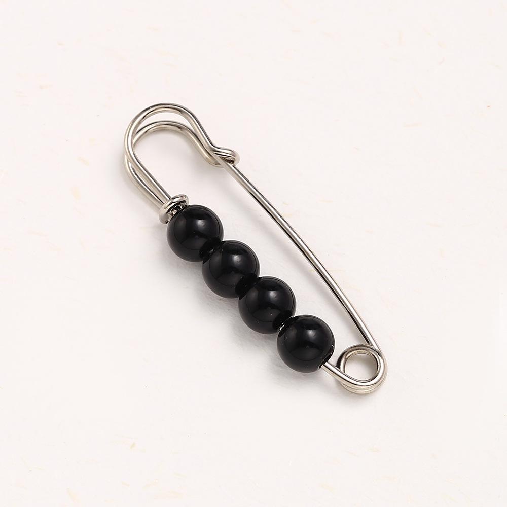 Pearl Waist Pin Brooch for Adjustable Skirt Fit