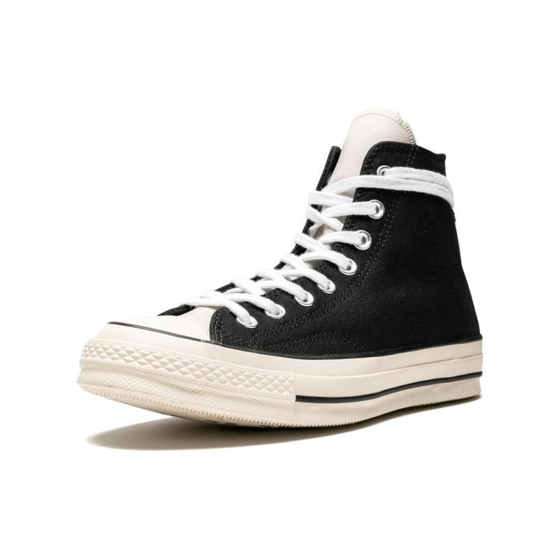 Converse Chuck Taylor All Star 70 High Comfortable Casual High-Top Espadrilles Unisex Black & White