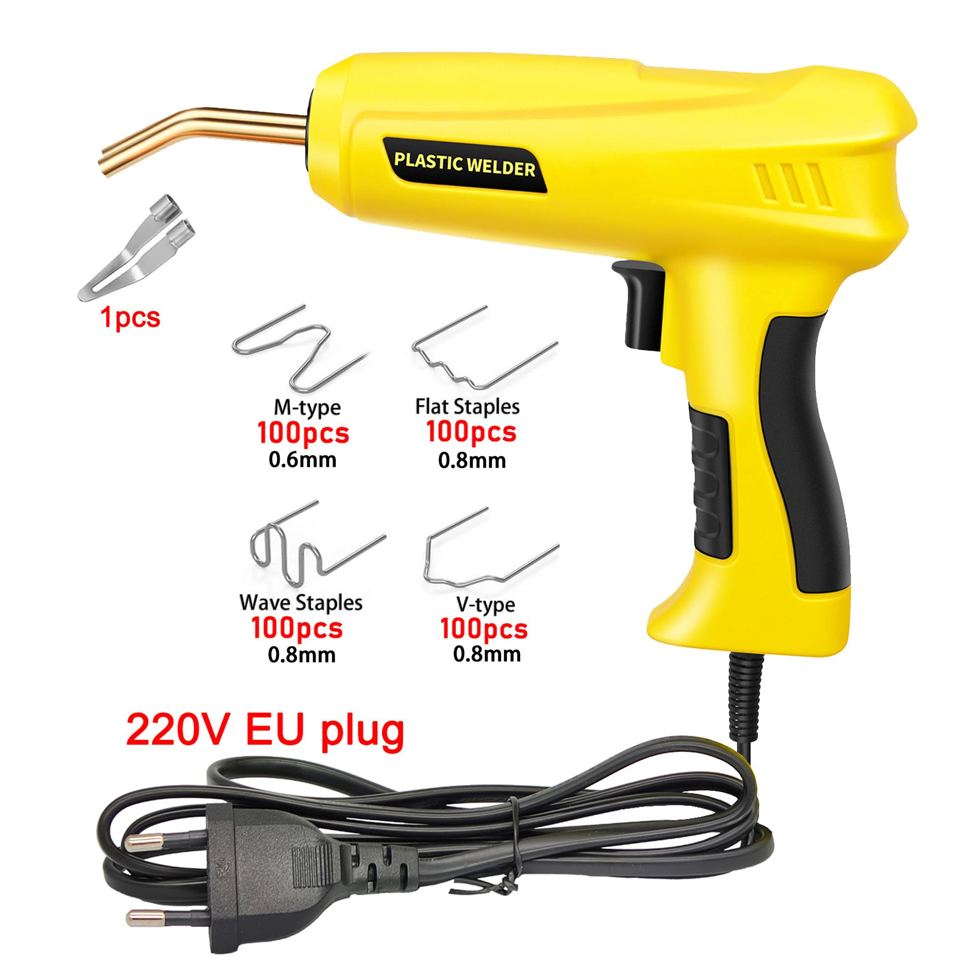 

Пластиковый сварочный аппарат 3-в-1: Быстрый нагрев, ремонт трещин и отверстий для 98% пластиковых материалов, таких как бамперы, игрушки и многое другое. 220V