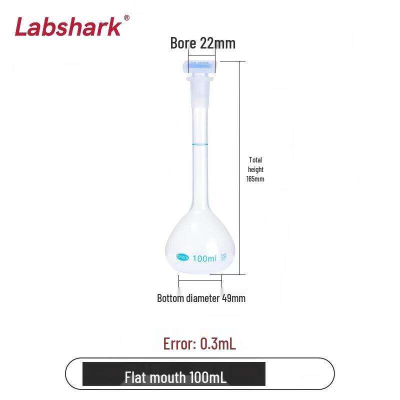 BKMAMLAB Polypropylene Volumetric Flask