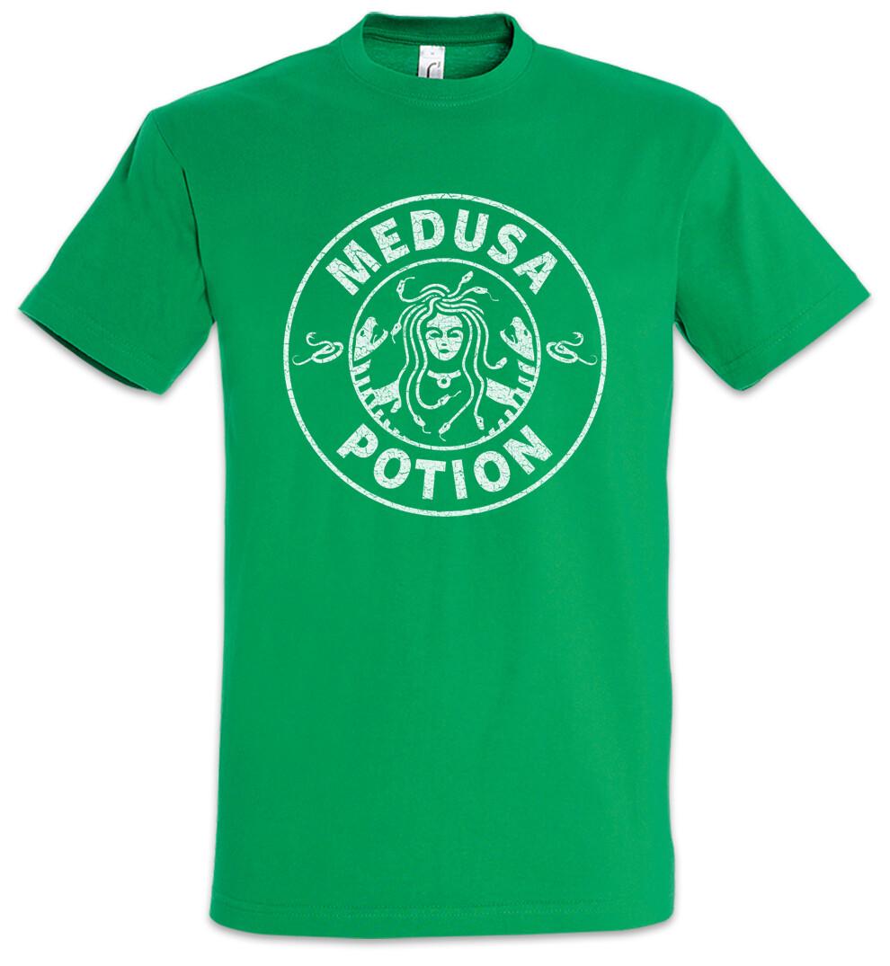 Medusa Potion T-Shirt Mens Womens Tees Top Meduse Fun Crossover Symbol Sign Snakes L