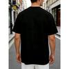 European Sizes Casual Style Men'S T-Shirt Love You Text with Stars And Heart Design for Everyday Wear And Romantic Occasions Perfect Gift