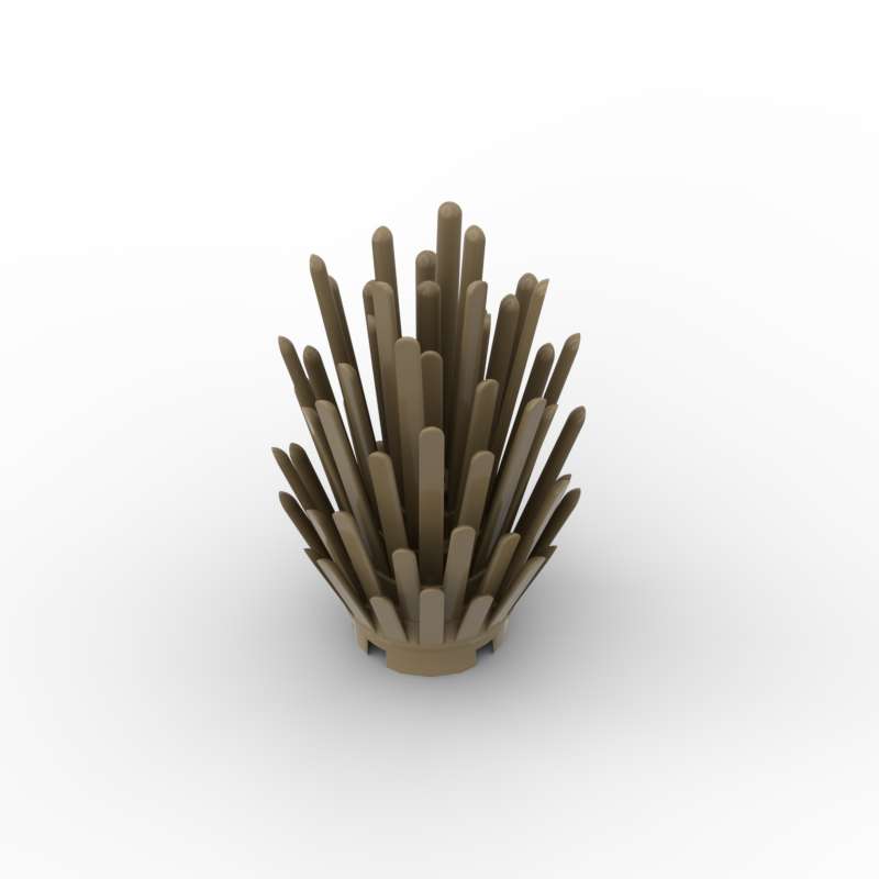 Non-Toxic Moc 10Pcs 6064 52208 Grass Shrubs Plant Building Blocks Scene Accessories Tree Leaf Decoration Brick Particle Toy Children Gifts
