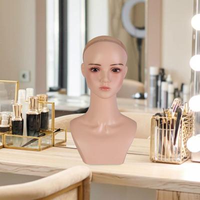 Female Mannequin Head Rack,Manikin Wig Display Stand,Mannequin for Making and