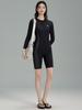 Women's Long Sleeve One-Piece Wetsuit: Sun Protective, Quick Dry, Conservative, Plus Size, Slimming Swimwear